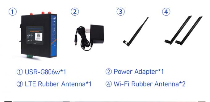 PUSR USR-G806W-E 4g Industrial OpenVPN Router Europe 2.4G Wi-Fi Zwiększone 2*2 MIMO, Do 300Mbps ze slotem do karty SIM 12