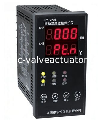 Dobra cena. Hua Heng HY-V201 Monitor drgań i temperatury przemysłowej z amplitudą 0-500 μm, wyjściem 4-20mA i wyświetlaczem LED w sieci