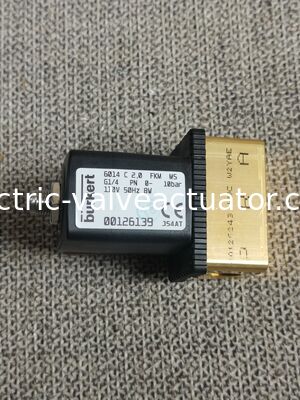 Dobra cena. Zawór elektromagnetyczny BURKERT 126139 - Typ 6014 Zawór elektromagnetyczny mosiężny G1/4 110V AC w sieci
