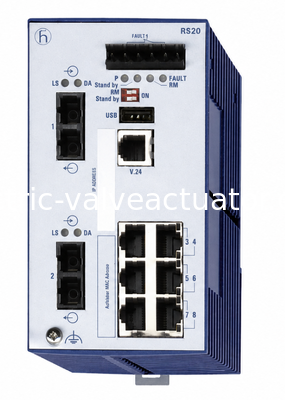 Dobra cena. Hirschmann RS20-0800S2S2SDAEHC Rugged Industrial Managed Switch z podłączami włóknistymi do sieci automatyzacyjnych w sieci