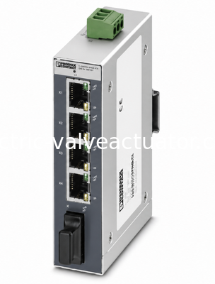 Dobra cena. Phoenix Contact FL SWITCH SFNB 4TX/FX 2891027 Hybrydowy miedziany i włóknisty przełącznik przemysłowy do sieci automatycznych w sieci