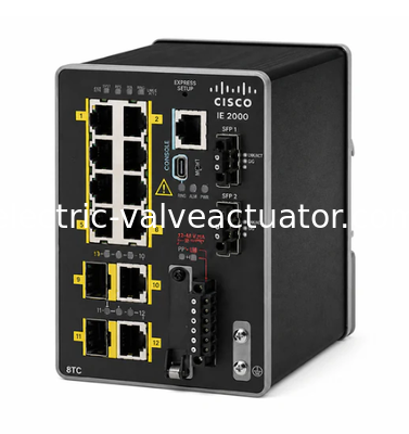 Dobra cena. Przemysłowy przełącznik zarządzalny Cisco IE-2000-8TC-B 10-portowy 8x 10/100 Fast Ethernet + 2x porty Uplink Seria IE2000 w sieci