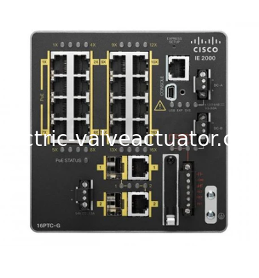 Dobra cena. Cisco IE-2000 Industrial PoE Managed Switch 16-port Fast Ethernet z Gigabit SFP Uplink LAN Base IE2000 Series Industrial Network Switch w sieci