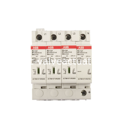 Dobra cena. ABB 2CTB815710R0700 Surge Protection Device SPD Type 1+2 3P+N 275V Lightning Surge Protector w sieci